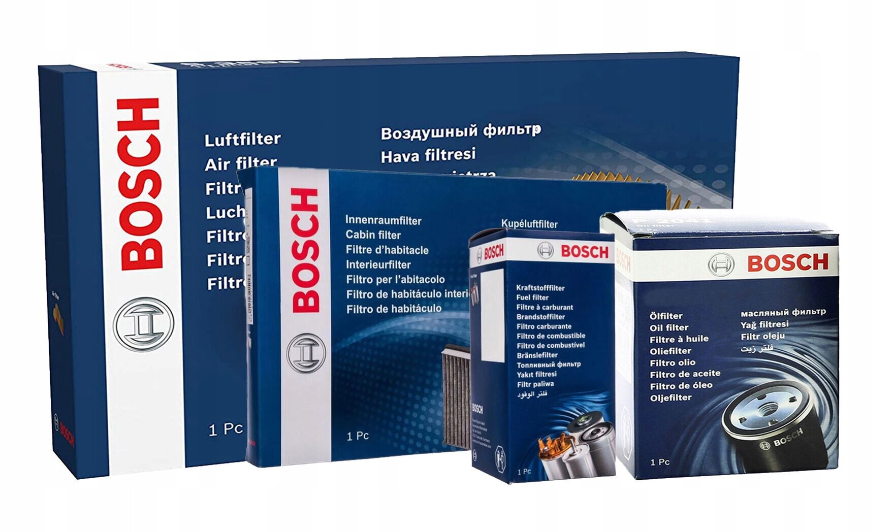 Peugeot 5008 1.6 HDİ Filtre Bakım Seti 4'Lü 2010-2011 BOSCH BH115527K