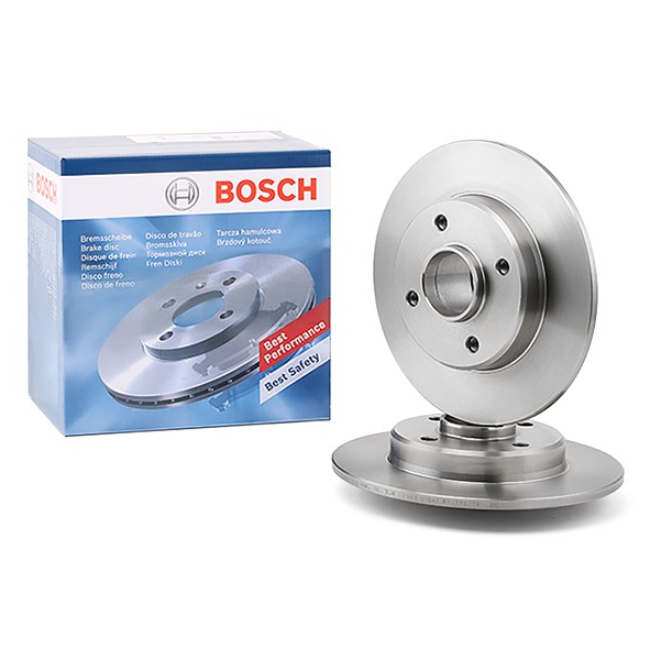 Citroen C3 Arka Fren Diski 1.6 VTİ 2009-2017 Rulmansız 249mm 2 Adet BOSCH