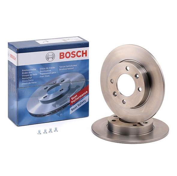 Citroen C3 Arka Fren Diski 1.4 HDİ 2002-2005 Rulmansız 2 Adet BOSCH
