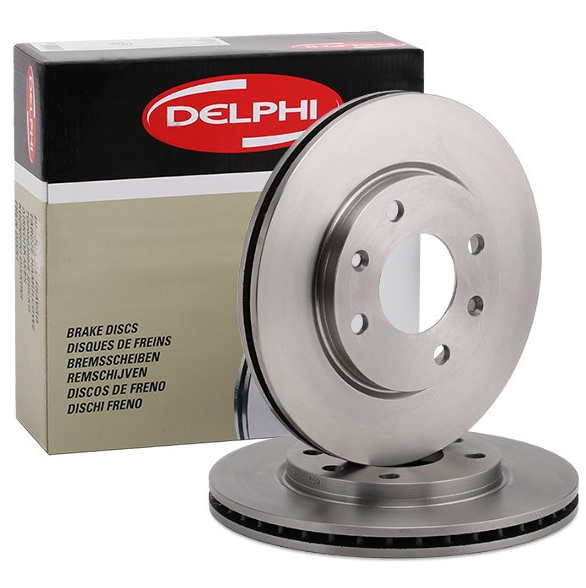Peugeot 206+ Ön Fren Diski 1.4 Benzinli 2009-2013 247mm 2 Adet DELPHİ
