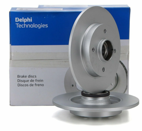 Citroen C3 Arka Fren Diski 1.4 HDİ 2010-2015 Rulmanlı 249mm 2 Adet DELPHİ